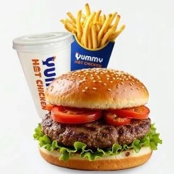 Classic Beef Burger Combo