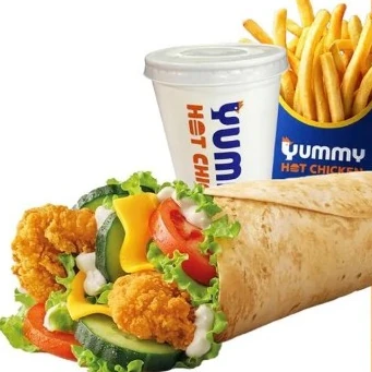 Crispy Chicken Wrap Combo