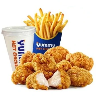 Golden Popcorn Chicken Combo
