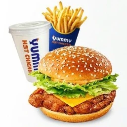 Orleans Grilled Chicken Burger Combo