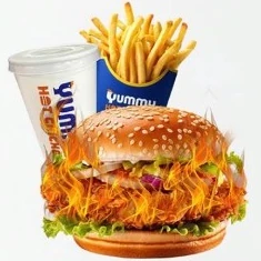 Spicy Crispy Chicken Royale Combo